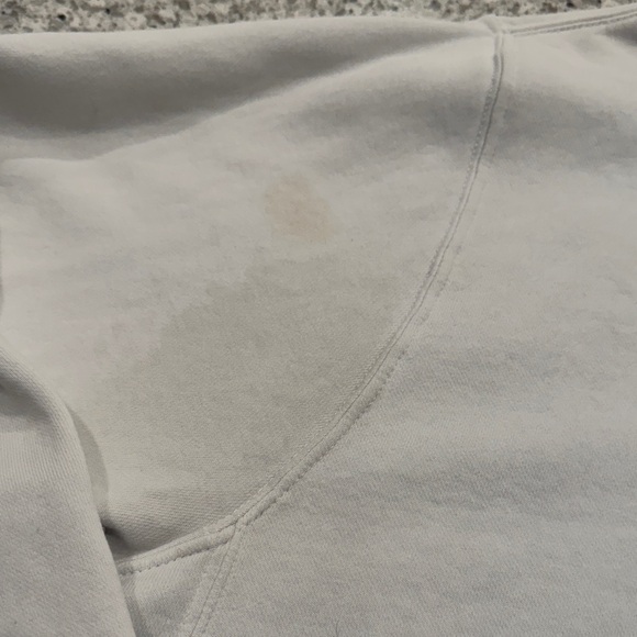 Nike Men’s White Large Hoodie with Black Swoosh - Picture 2 of 6